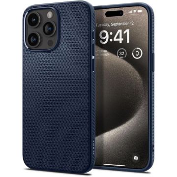 Husa de protectie telefon Air compatibila cu iPhone 15 Pro Max - Navy Blue - ES02281