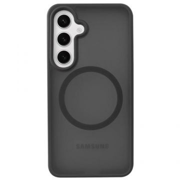 Husa Devia Pino Series Magnetic Shockproof compatibila cu Samsung Galaxy S24 (Negru)
