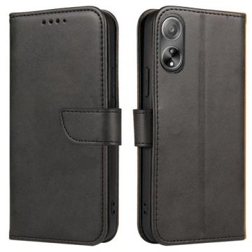 Husa Lemontti Book Magnetic Wallet compatibila cu Oppo A98 (Negru)