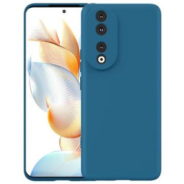 Husa Lemontti Matt Case compatibila cu Honor 90, Albastru