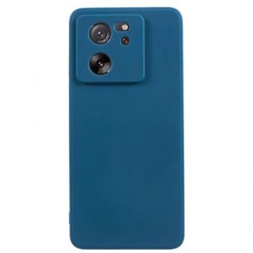 Husa Lemontti Matt Case compatibila cu Xiaomi 13T, Albastru