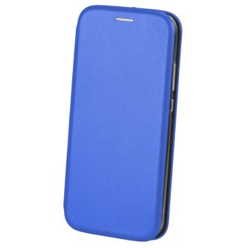 Husa pentru Apple iPhone 15 Plus / 14 Plus, Beline, Etui Book Magnetic, Albastra