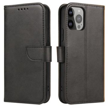 Husa pentru Motorola Moto G84, OEM, Marva Wallet, Neagra