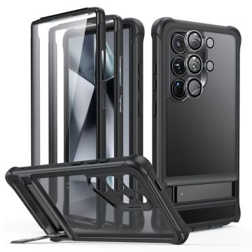 Husa pentru Samsung Galaxy S24 Ultra ESR Shock Armor Kickstand, Frosted Black