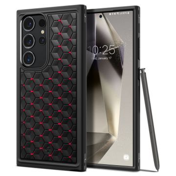 Husa pentru Samsung Galaxy S24 Ultra - Spigen Cryo Armor - Rosu