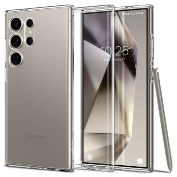 Husa pentru Samsung Galaxy S24 Ultra, Spigen Liquid Crystal, Clear