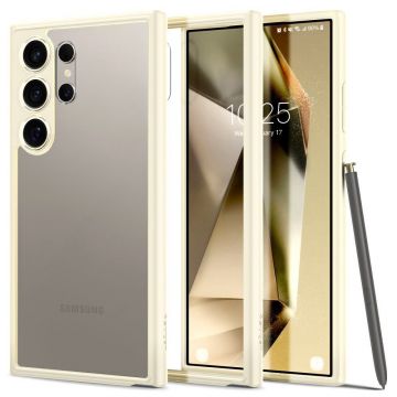 Husa pentru Samsung Galaxy S24 Ultra, Spigen Ultra Hybrid, Mute Beige