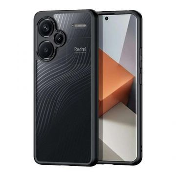 Husa Protectie Spate DUX DUCIS Aimo pentru Xiaomi Redmi Note 13 Pro+ (Transparent/Negru)