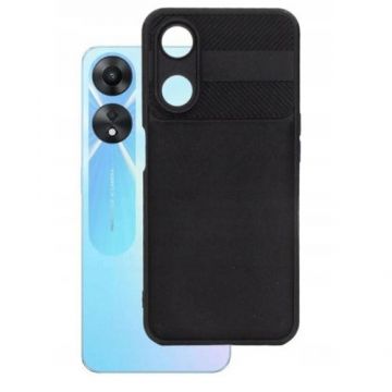 Husa Protectie Spate Lemontti Cross compatibila cu Oppo A78 5G (Negru)