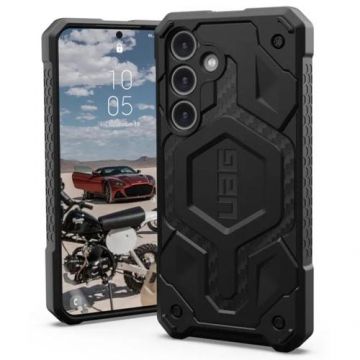 Husa Protectie Spate UAG Monarch Pro Carbon Fiber pentru Samsung Galaxy S24 (Negru)