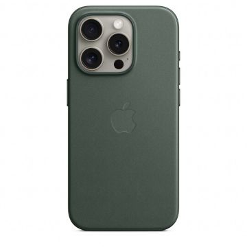 Apple Husa de protectie Apple FineWoven Case with MagSafe pentru iPhone 15 Pro, Verde