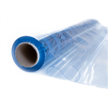 Folie PVC Cristal Flex 800, transparent, grosime 0.8 mm, 1.5 x 15 m