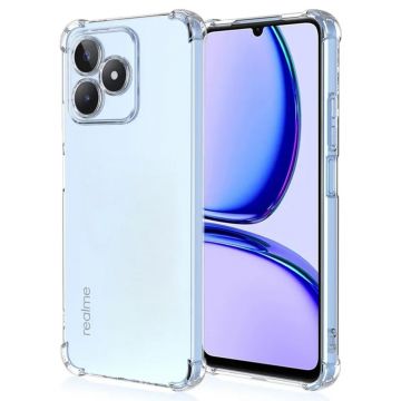 Husa Antisoc compatibila Realme C51 / Note 50, AirBag PRO, Clear