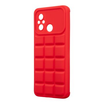 Husa de protectie telefon OBAL:ME Block pentru Xiaomi Redmi 12C, Poliuretan, Rosu