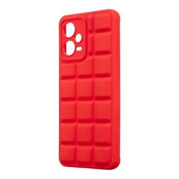 Husa de protectie telefon OBAL:ME Block pentru Xiaomi Redmi Note 12 5G, Poliuretan, Rosu