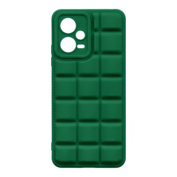 Husa de protectie telefon OBAL:ME Block pentru Xiaomi Redmi Note 12 5G, Poliuretan, Verde