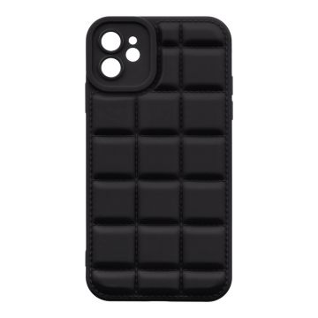 Husa de protectie telefon OBAL:ME pentru Apple iPhone 11, Block, Poliuretan, Negru