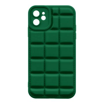 Husa de protectie telefon OBAL:ME pentru Apple iPhone 11, Block, Poliuretan, Verde