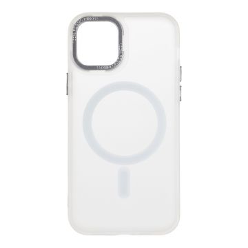 Husa de protectie telefon OBAL:ME pentru Apple iPhone 12/12 Pro, Misty Keeper, MagSafe, Alb