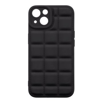 Husa de protectie telefon OBAL:ME pentru Apple iPhone 13, Block, Poliuretan, Negru