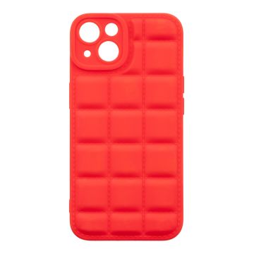 Husa de protectie telefon OBAL:ME pentru Apple iPhone 13, Block, Poliuretan, Rosu