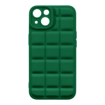 Husa de protectie telefon OBAL:ME pentru Apple iPhone 14, Block, Poliuretan, Verde