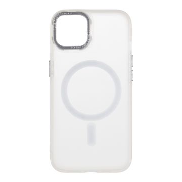 Husa de protectie telefon OBAL:ME pentru Apple iPhone 14, Misty Keeper, MagSafe, Alb