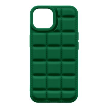Husa de protectie telefon OBAL:ME pentru Apple iPhone 15, Block, Poliuretan, Verde