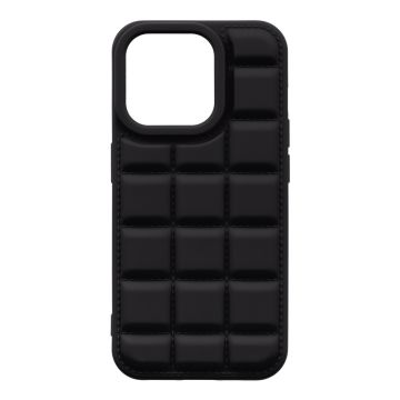 Husa de protectie telefon OBAL:ME pentru Apple iPhone 15 Pro, Block, Poliuretan, Negru