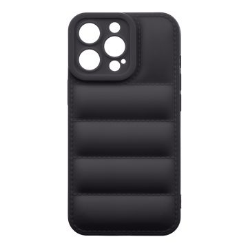 Husa de protectie telefon Puffy OBAL:ME pentru Apple iPhone 13 Pro, Poliuretan, Negru