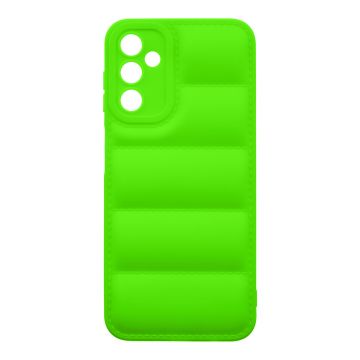 Husa de protectie telefon Puffy OBAL:ME pentru Samsung Galaxy A14 5G, Poliuretan, Verde