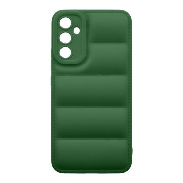 Husa de protectie telefon Puffy OBAL:ME pentru Samsung Galaxy A34 5G, Poliuretan, Verde Inchis