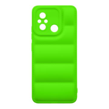 Husa de protectie telefon Puffy OBAL:ME pentru Xiaomi Redmi 12C, Poliuretan, Verde