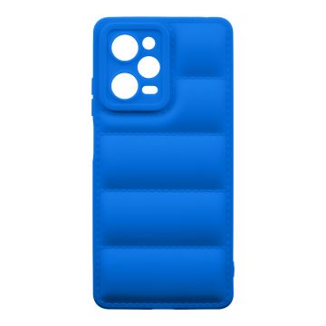 Husa de protectie telefon Puffy OBAL:ME pentru Xiaomi Redmi Note 12 Pro 5G, Poliuretan, Albastru