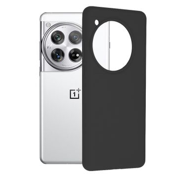 Husa de telefon compatibila OnePlus 12, Tech Microfibra, Camera Extra Pro, Black
