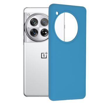 Husa de telefon compatibila OnePlus 12, Tech Microfibra, Camera Extra Pro, Denim Blue