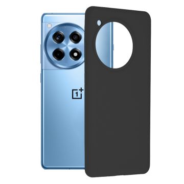 Husa de telefon compatibila OnePlus 12R, Tech Microfibra, Camera Extra Pro, Black