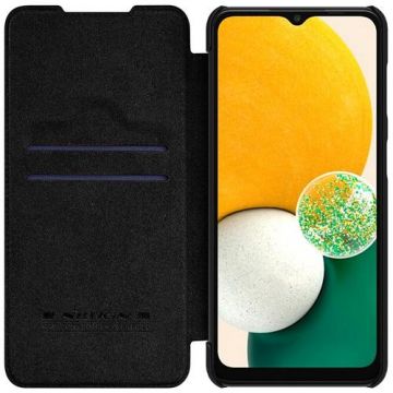 Husa Flip Cover Nillkin QIN Leather pentru Samsung Galaxy A13 5G (Negru)