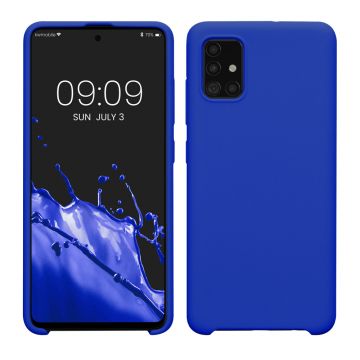 Husa Kwmobile pentru Samsung Galaxy A51, Albastru, Silicon, 51197.134