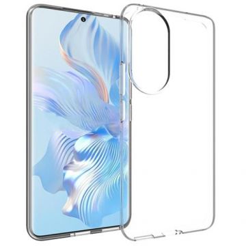 Husa Lemontti Ultra Slim Silicon compatibila cu Honor 90, Transparent