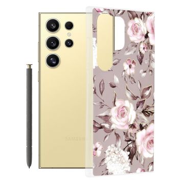 Husa pentru Samsung Galaxy S24 Ultra, Slim Series, Bloom of Ruth Gray
