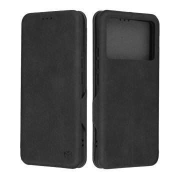 Husa pentru Xiaomi Poco X6 Pro, Techsuit Safe Wallet Plus, Black