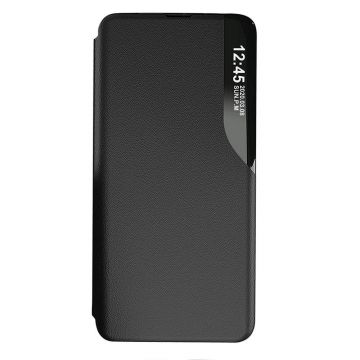 Husa Smart View compatibila cu Samsung Galaxy A52 5G, E-Fold, Magnetic, Black