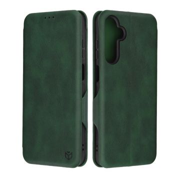 Husa tip carte pentru Samsung Galaxy A25 5G, Techsuit, Inchidere Magnetica, Green