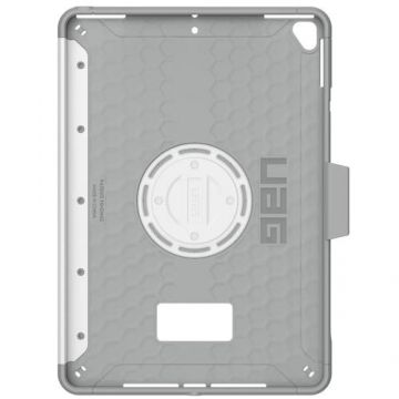 Husa cu sustinere UAG Scout Healthcare pentru Apple iPad 10.2, 7th, 8th Gen, 9th Gen (Alb/Gri)