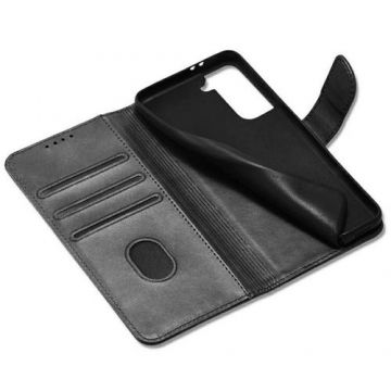 Husa Lemontti Book Wallet pentru Xiaomi Redmi 13C, Negru