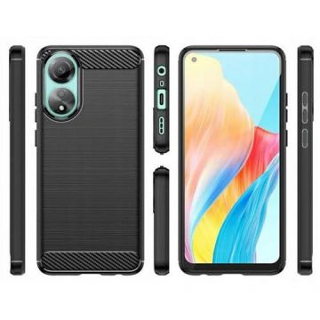 Husa Lemontti Carbon Pro pentru Oppo A18 / A38 4G, Negru