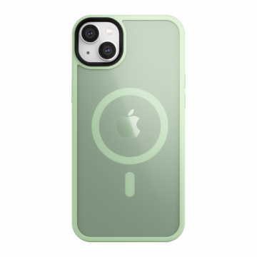 Husa Next One IPH-15PLUS-MAGSF-MISTCASE-PTC, iPhone 15 Plus, Compatibila MagSafe (Verde)