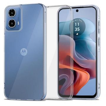 Husa pentru Motorola Moto G34, Tech-Protect, FLEXAIR, Transparenta