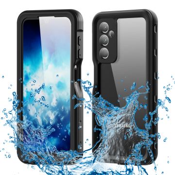 Husa pentru Samsung Galaxy A25 5G, ShellBox Waterproof IP68, Black